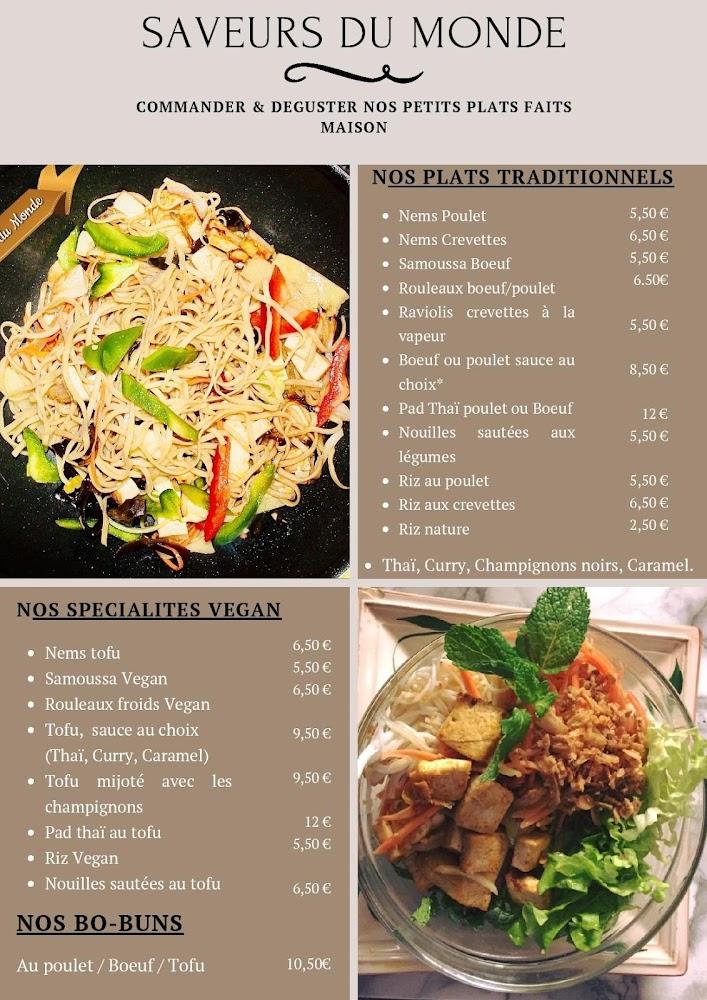 Saveurs du monde - Menu Image 1